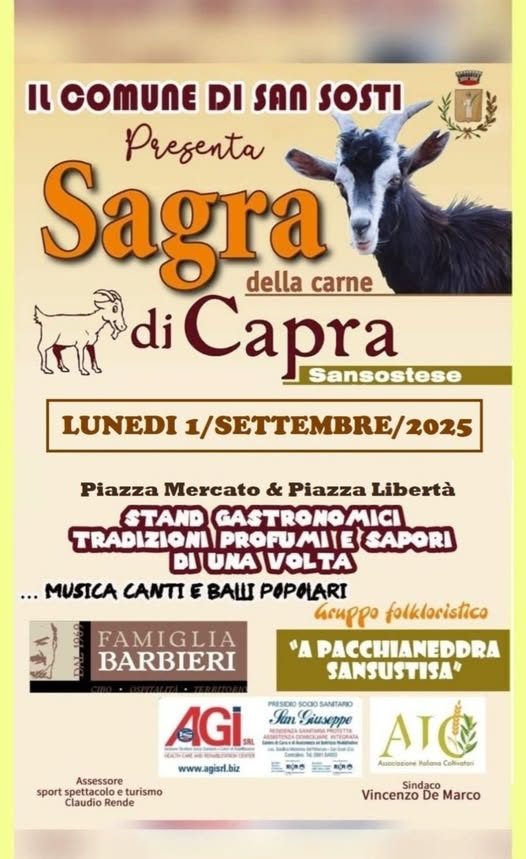 Locandina Sagra della Capra
